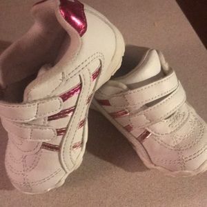2/$5 Little girls champions size 4 pink and white